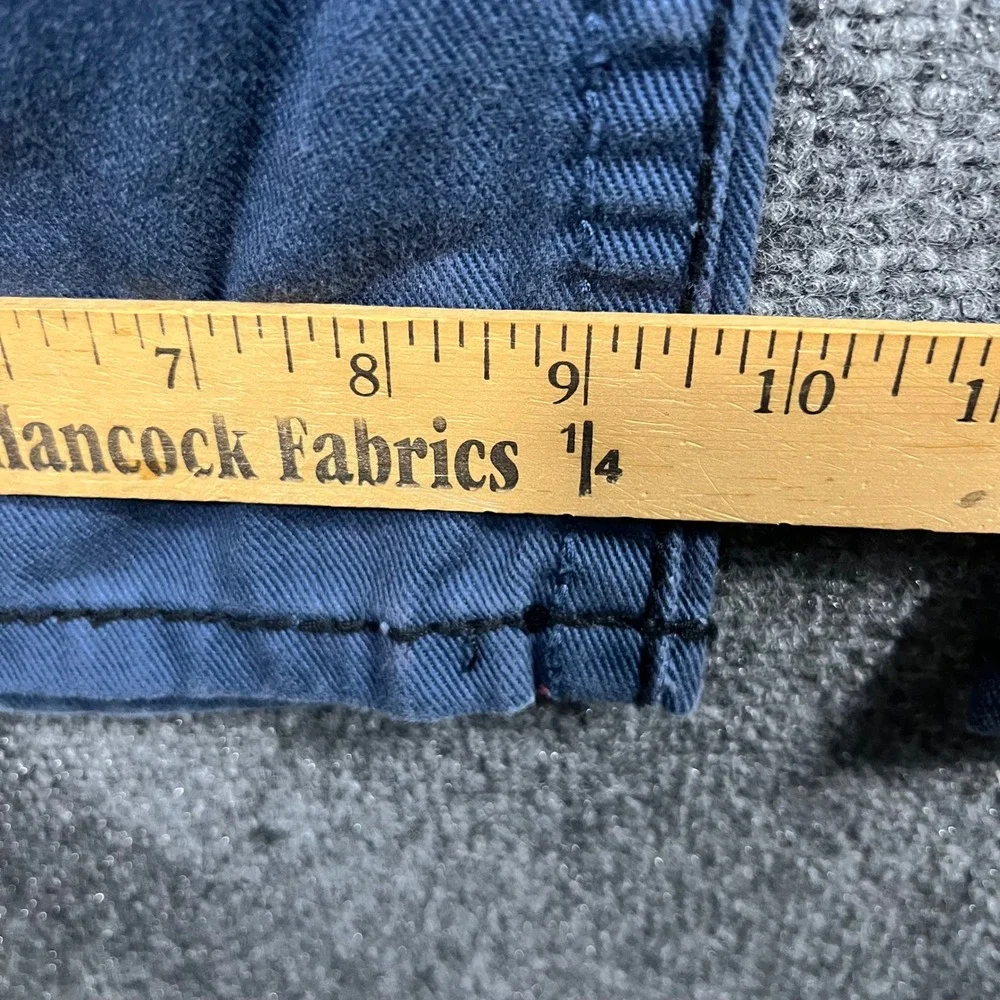 True Religion Ricky Super T Pants Mens 38 Blue Black Contrast Stitch Made in USA